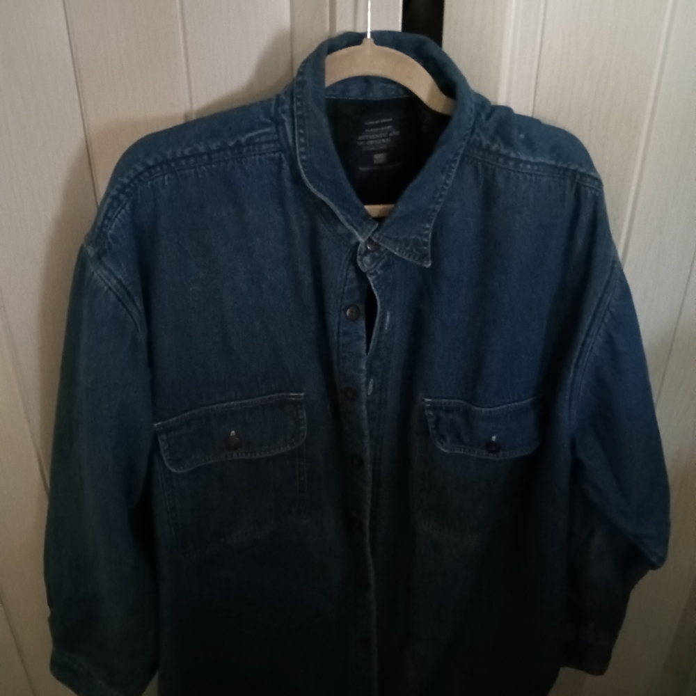Faded Glory Men's Dark Blue Lined Warm Jacket